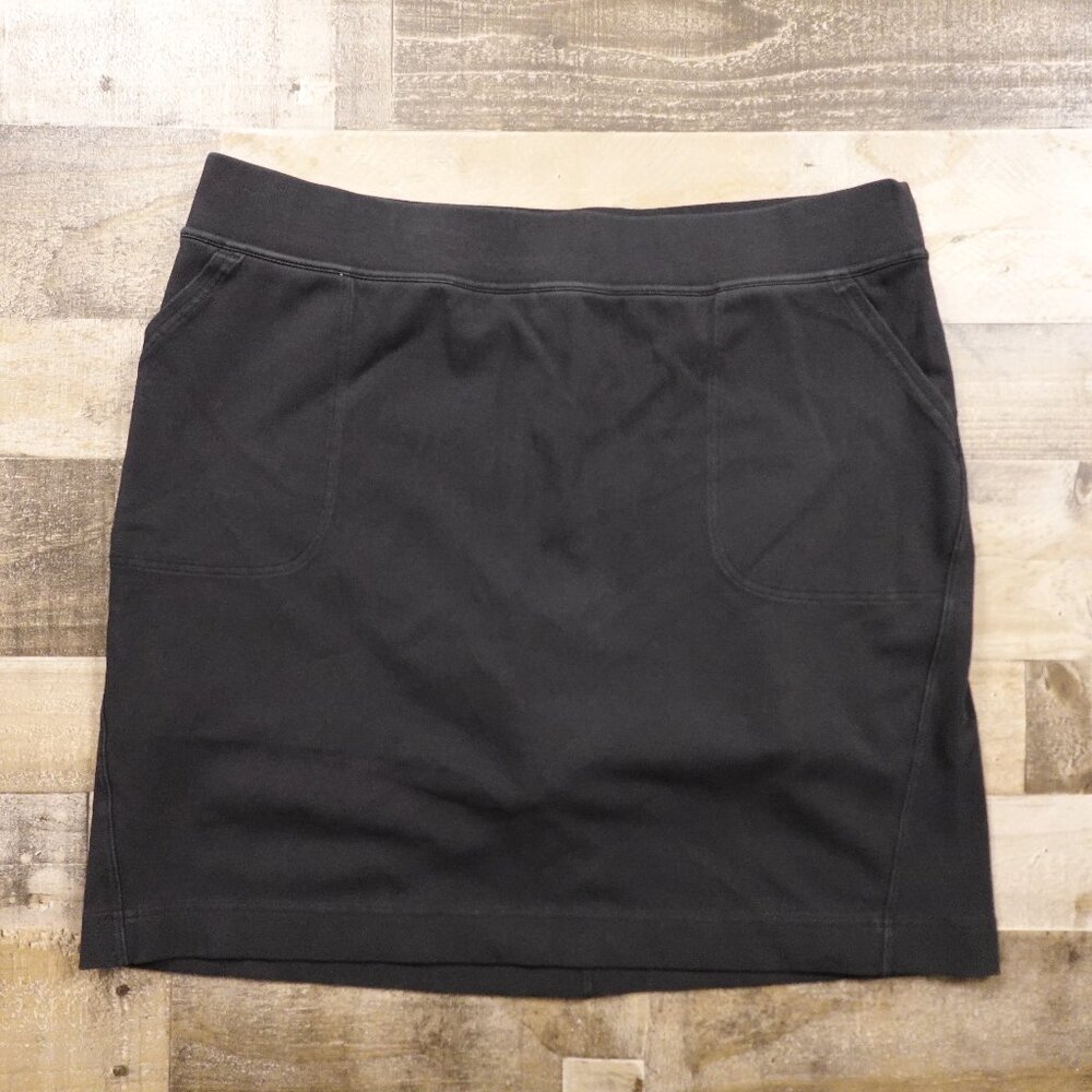 Duluth Trading Co NoGA Naturale Cotton Skort Women’s XL Black